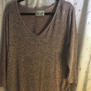 Beautiful tweed the neck sweater